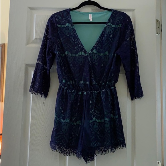 Lacy Romper - Picture 1 of 3